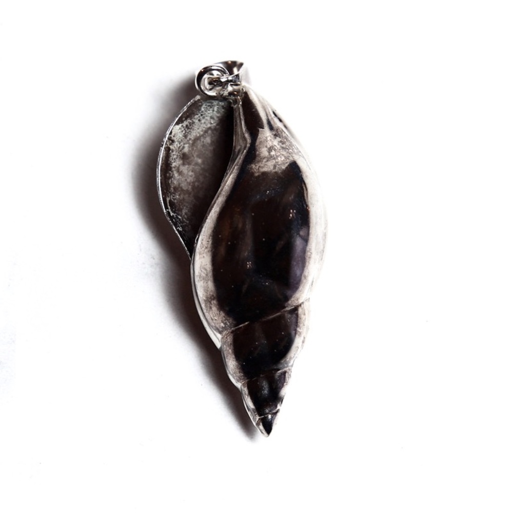 Taxco Mexico Sterling Silver Conch Shell pendant TG-80